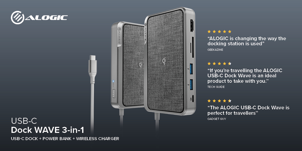 mmddistribution's tweet photo. The all-in-one functionality of the USB-C Dock Wave helps to remove clutter from any work environment. https://t.co/kHfcTzaUGv