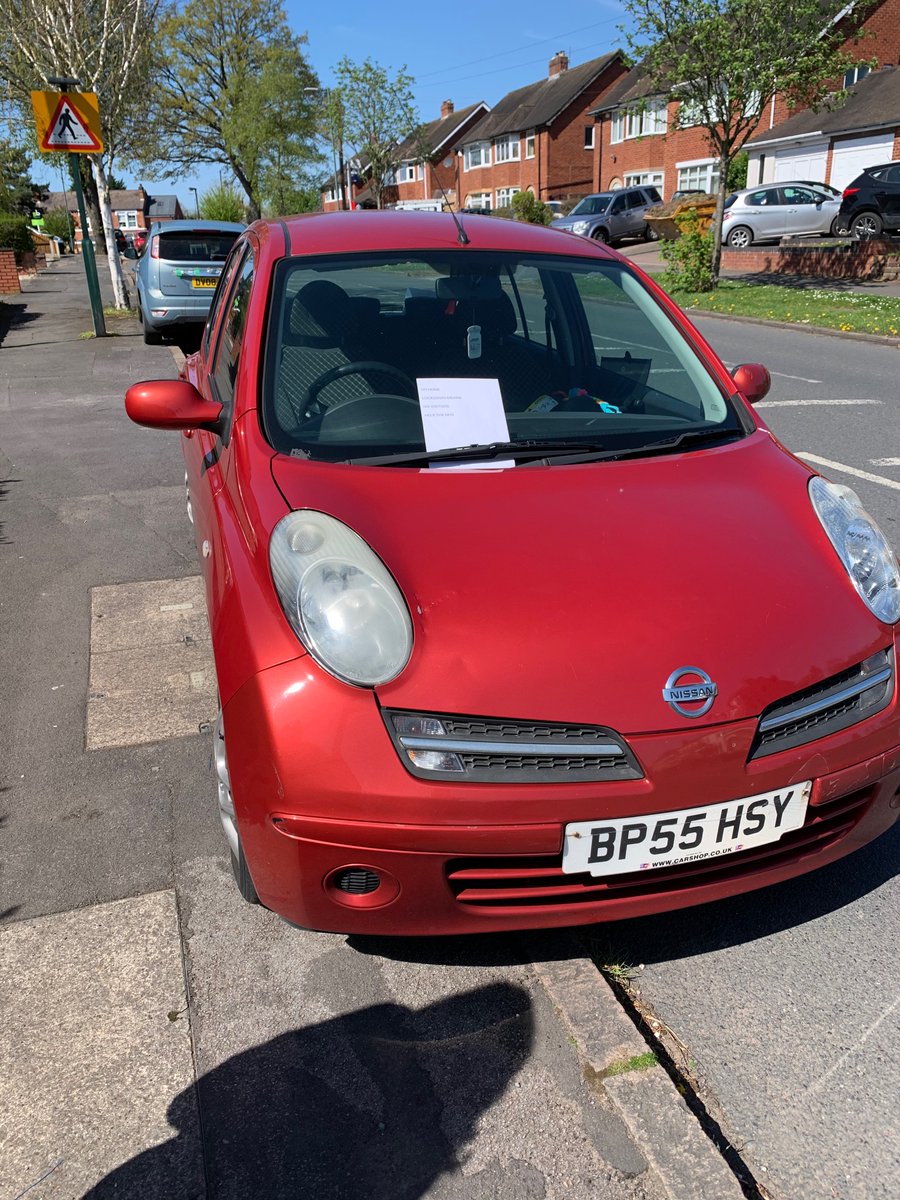 rich_brick's tweet photo. @theJeremyVine 

Saw this on a neighbours car, that have been having visitors. 

Seems fair? 

Richard. https://t.co/iyYrq9UHiy