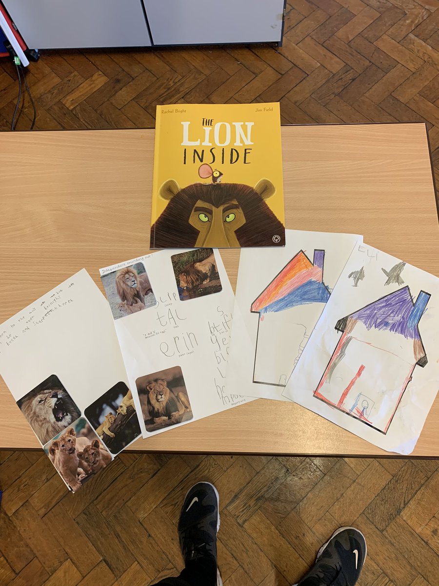CrossLaneSchool's tweet photo. The children have loved listening to the story ‘The Lion Inside’. They have described the lion in the story and designed a house for the mouse. #emergencyprovision #rachelbright #artists https://t.co/p8MchMjurn