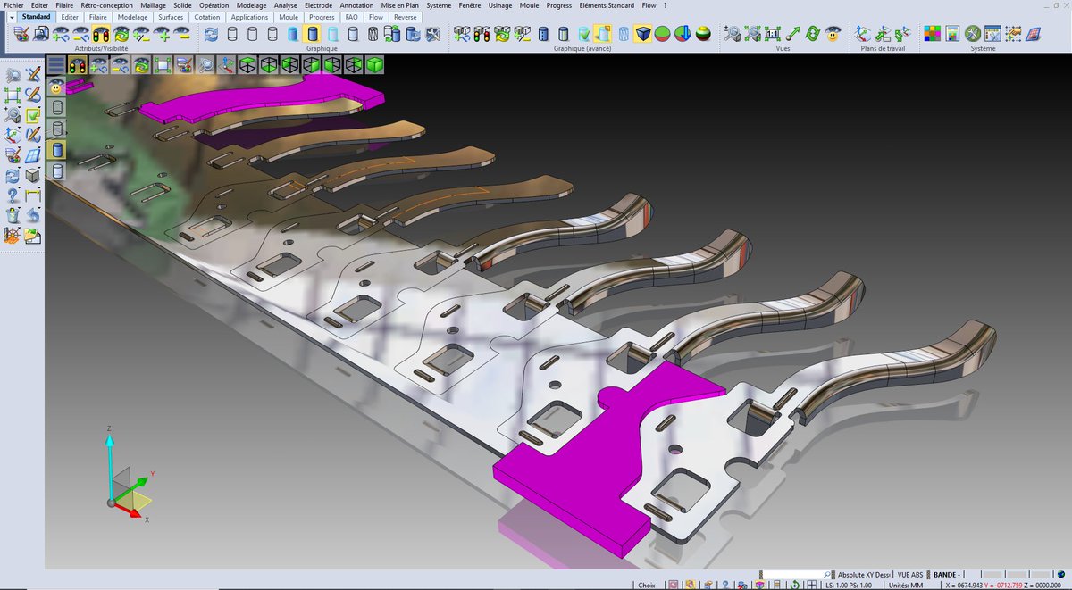 [#InfoTechnique de la semaine]
Création de mise en Bande dans VISI
🔗 hxgn.biz/34ye3nz

Vos process de mise en bande au plus près de la réalité ? 
Appliquer en 1 seule fois les recoupes entre poinçons sur tous les postes de la bande !

#MakeitSmarter