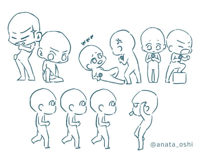 #トレス素材
#あなたの推しで描いてくれ
>2~3頭身くらいの2人組でかっこいいポーズの素材が欲しいですm(_ _)m
>ちびキャラの仲がいい女の子4人をお願いします 