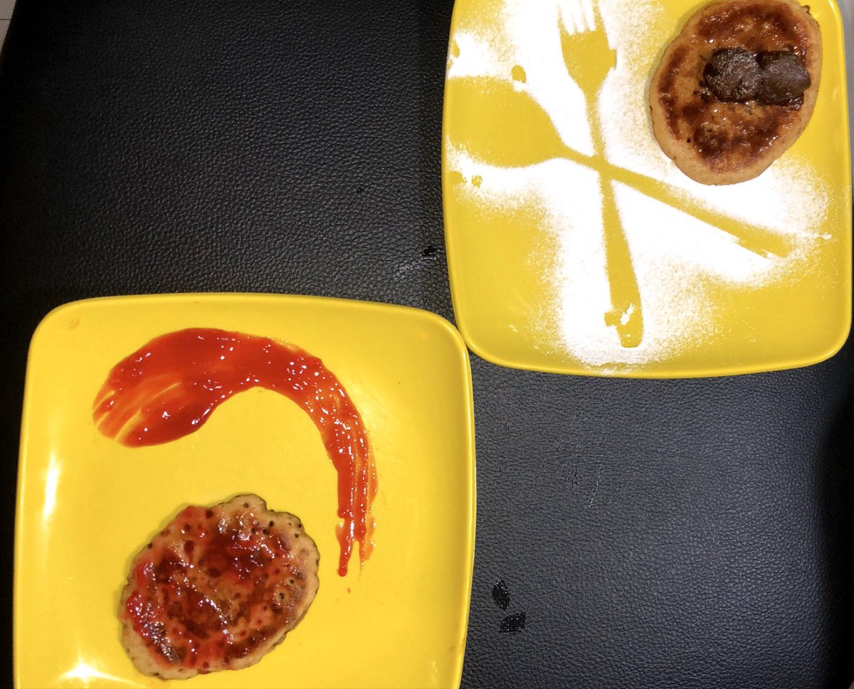 rahikadam24's tweet photo. I did some plating today for the pancakes because clearly I have A LOT of time on my hands.. also made Watermelon Sorbet to beat the heat 🥵 safe to say I now have a career option.. ALL THNX TO YOU @diljitdosanjh 😂❤️ #LookAtThisBeauty #NeedMySpoon 🥄 https://t.co/37K7oA9kZ3