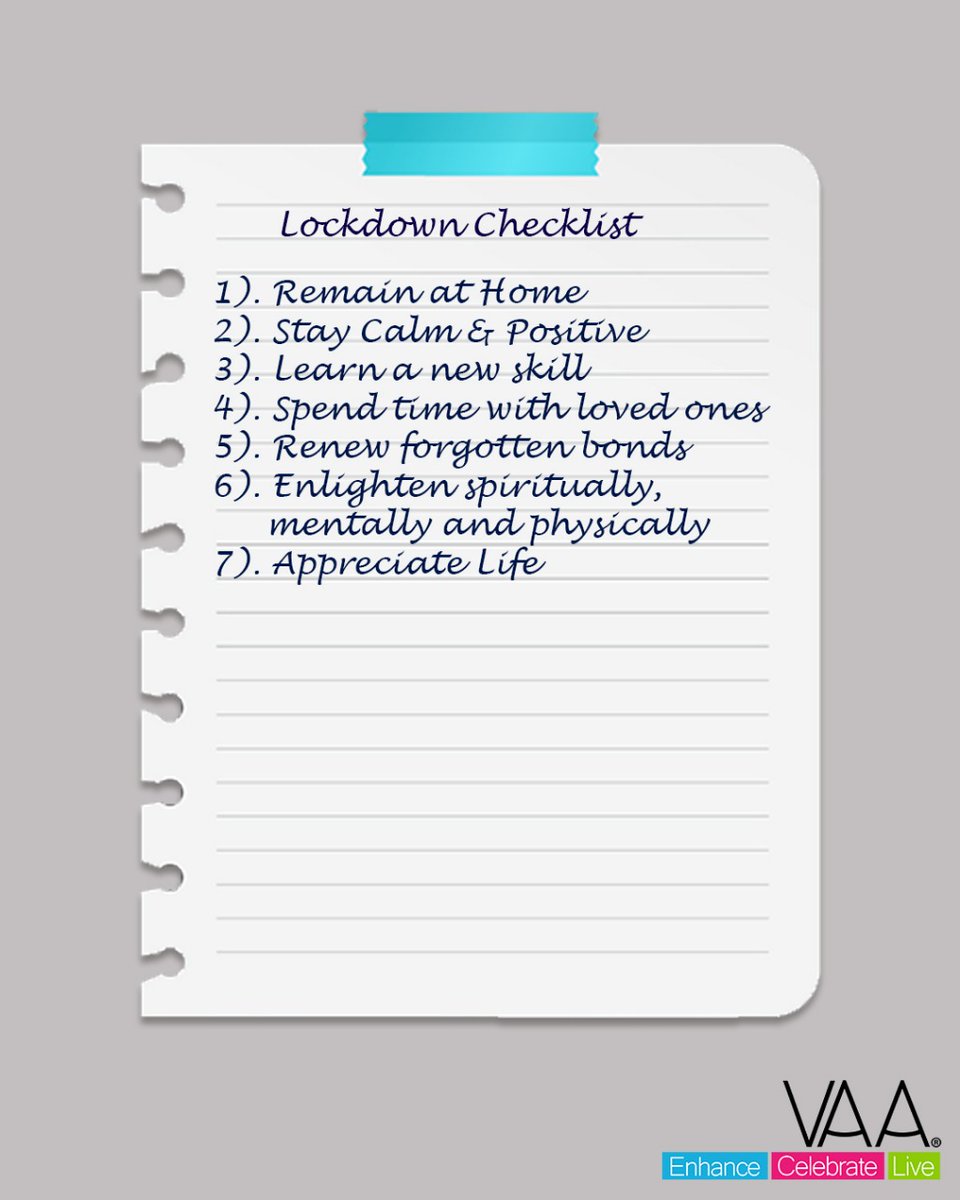 VAAHomeDecor's tweet photo. Boredom hits hard , but it’s upon you to make the best out of it.
This lockdown period, do all those things which you didn’t find time for earlier. Make your own checklist, learn new skills and most importantly, appreciate life!
.
#vaa #lockdown #stayhome #stayhomestaysafe https://t.co/Wd3g2aO4Y2