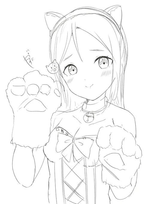 今日の桜内さんラフ 