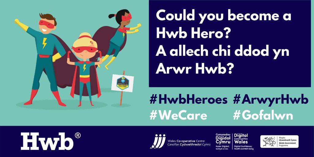Calling all children to become Hwb Heroes!
Wales Education Minister Kirsty Williams has launched an initiative to get the children of Wales using their creativity to spread positive &amp; entertaining messages online to older people currently self-isolating 
bit.ly/3baKJpD