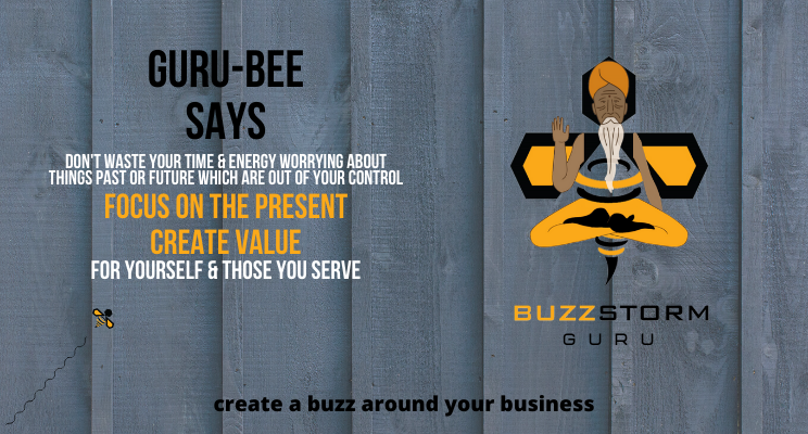 BuzzstormM's tweet photo. There is no value in being anxious about the past, the future or things you can't control. There is #value in focusing energy on the things in your inner and outer worlds that you can control. Lessons to help you on your path to #business #growth #enlightenment. #buzzstormdigital https://t.co/0TzpBvl55V