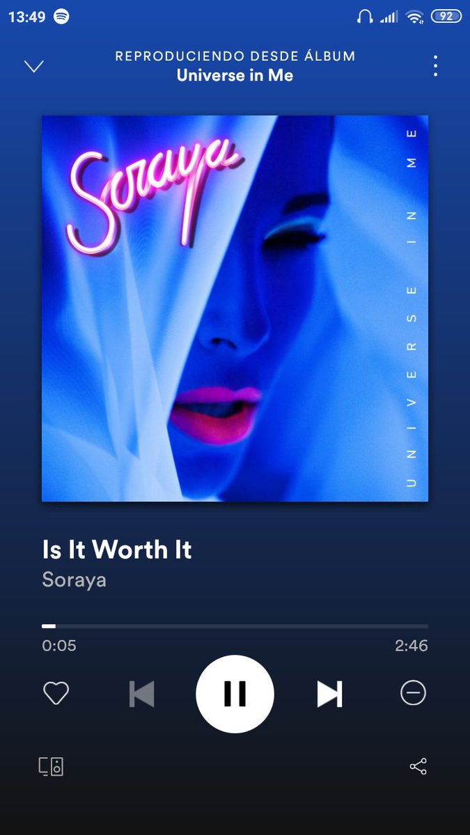 lausolete1979's tweet photo. Hoy tenemos #StreamingParty especial #UniverseInMe 💿
Discazo de @SorayaArnelas
Dale al play ⤵
@SpotifySpain
https://t.co/5p7YzcB4Hy
#QuedateEnCasa escuchando música , la mejor de las terapias 👏😍💞 https://t.co/5Mb1yAANeN