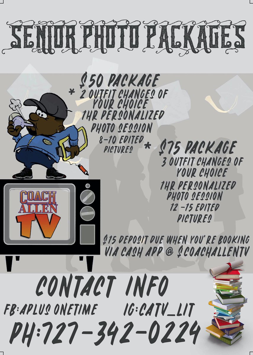 CATV_lit1's tweet photo. Senior photo packages please retweet https://t.co/hb0nmkDyZy