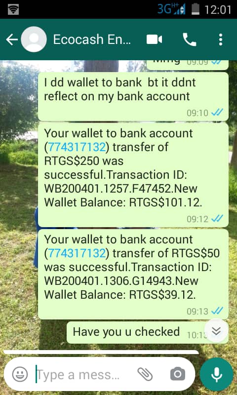 philmonmutune's tweet photo. @econetzimbabwe @econet_support @EcoCashZW  my number is 0774317132, these are the 1st of April transaction, https://t.co/0xWFjl36Mj