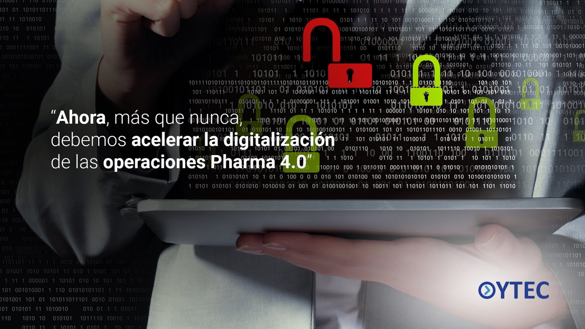 OYTEC_MES's tweet photo. Ahora, más que nunca, debemos acelerar la #digitalización de las #operaciones #PHARMA 4.0 (1min)>https://t.co/n9AcIFBDlP https://t.co/Yzzt1ovVGS