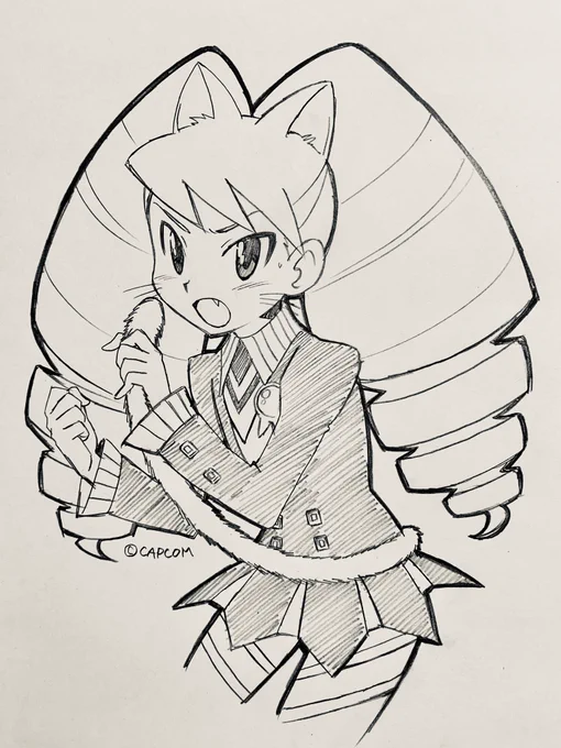 昔描いたルニャ 
