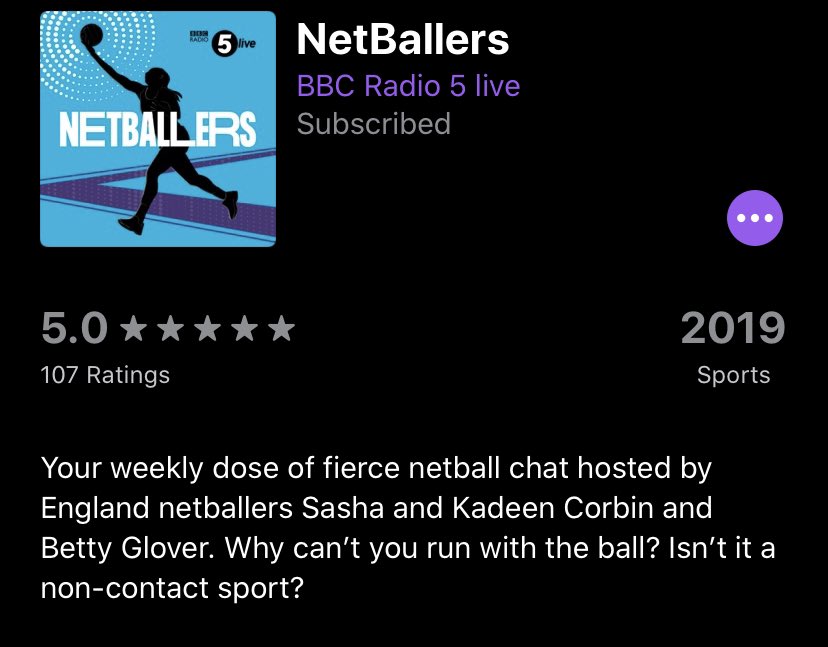 Netball Podcasts: @5liveSport and  @mynetballnation discussing all views on netball as well as answering the questions non-players may be wondering  #netball