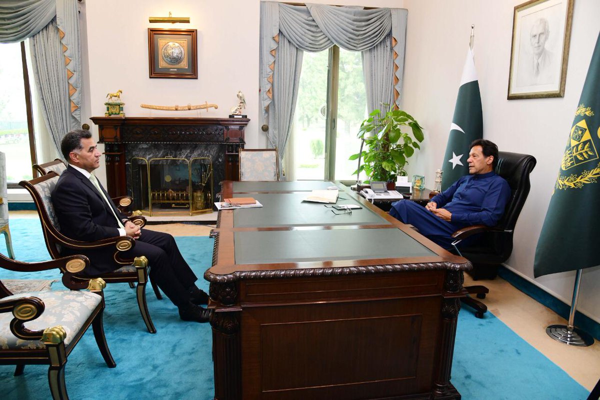 Director General ISI Lt. Gen. Faiz Hamid called on Prime Minister <a href="/ImranKhanPTI/">Imran Khan</a> today.

Matters pertaining to national security were discussed during the meeting.