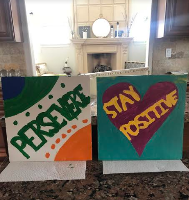 D13Eagles's tweet photo. These awesome signs will be hung on a neighborhood tree to brighten the day for those walking by. Thank you Rohan and Ashna for your kindness & supporting the PTO #SprinklePositivity campaign. https://t.co/JqPvk7Gjru