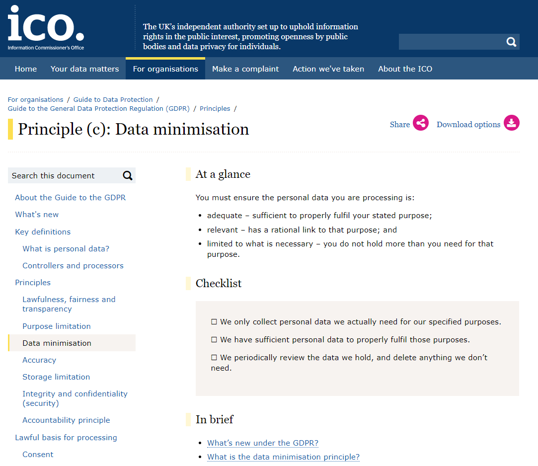 You can read more about data minimisation here. You should only collect personal data for a specific purpose. "For something that might happen" is rarely considered such a purpose. But you that's what you'd need to have done to be prepared for this.  https://ico.org.uk/for-organisations/guide-to-data-protection/guide-to-the-general-data-protection-regulation-gdpr/principles/data-minimisation/