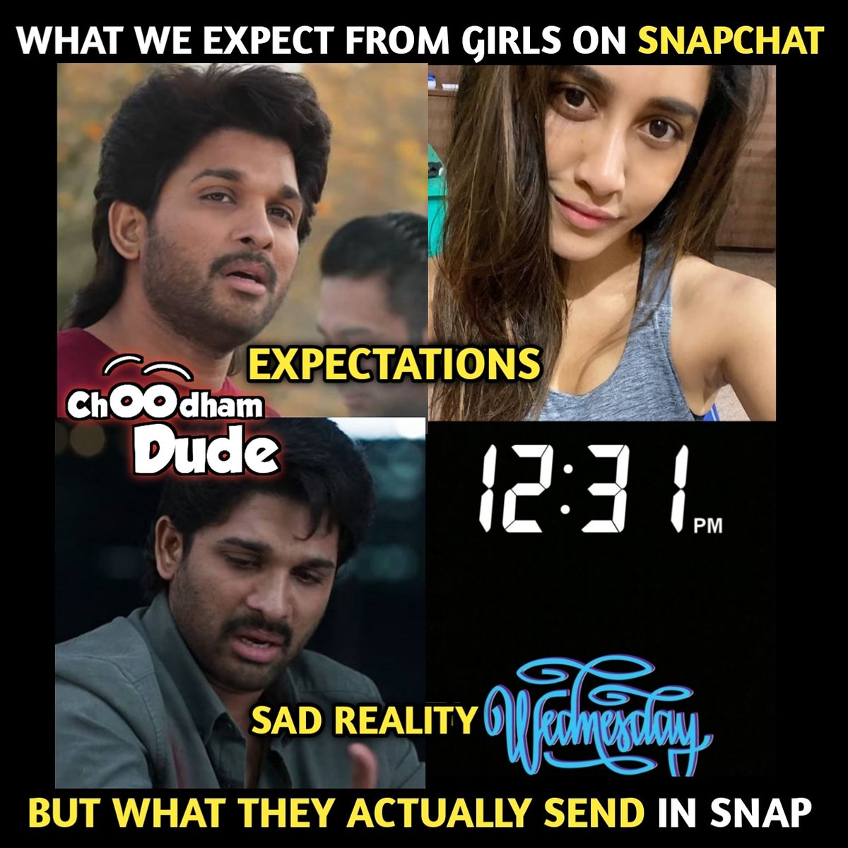 choodhamdude's tweet photo. #choodhamdude #alluarjun #nabhanatesh @NabhaNatesh #AVPL #Snapchat https://t.co/4MxT0XUu85