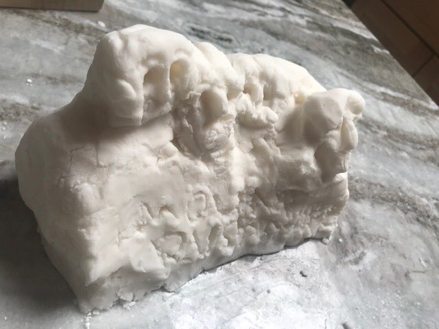 DTFourthGrade's tweet photo. Fourth graders are sharing their National Parks PowerPoints today along with a visual. Here’s a sneak peak to a model of Mount Rushmore. https://t.co/1pQbsdznu5