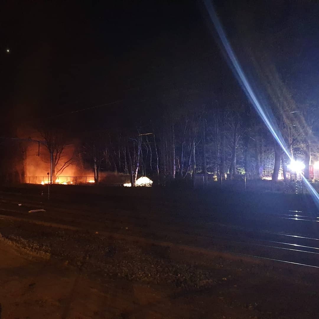 Melding brandweer Stationsweg Maarn inzake bosbrand