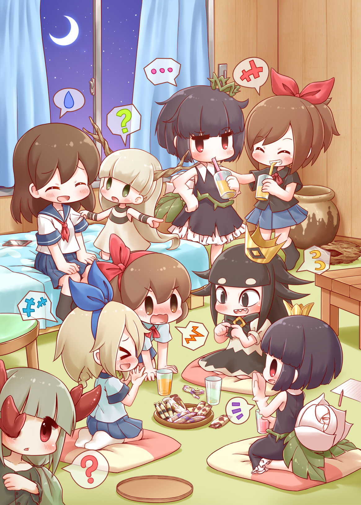 やきいも アリヌ 瓦礫さんの日本一ソフトウェア少女シリーズ合同に寄稿したイラストです こういう作品を超えた集合絵好き T Co Lllwgl9ed9 Twitter