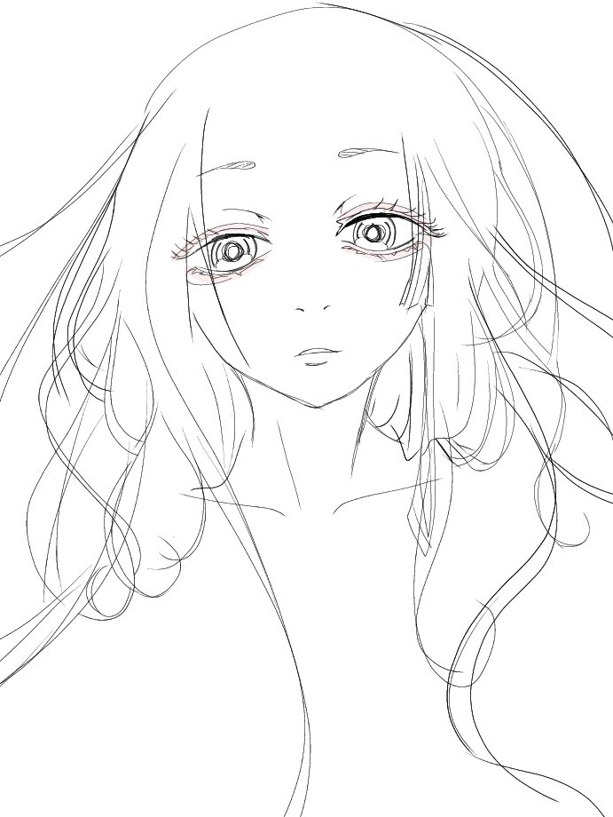 いつもしてなかった過程のせをしてみよう デジタルでもかきたくなったのでアイビスで はゆの漫画