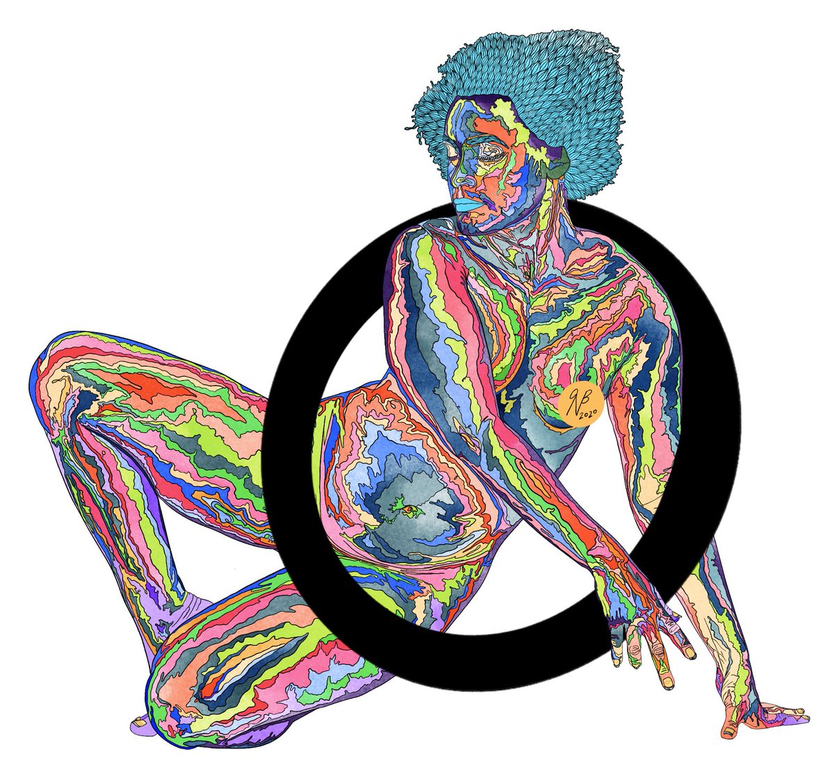 ReVerse Butcher, “Circle Series: WIP”,  ALTERNATE, Draft/progress shot, continuous line drawing, 15/04/2020.

#art #artist #drawing #digitaldrawing #digitalart #digitalartist #Procreate #procreatedrawing #continuouslinedrawing #portrait