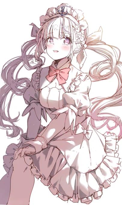 茜色、 