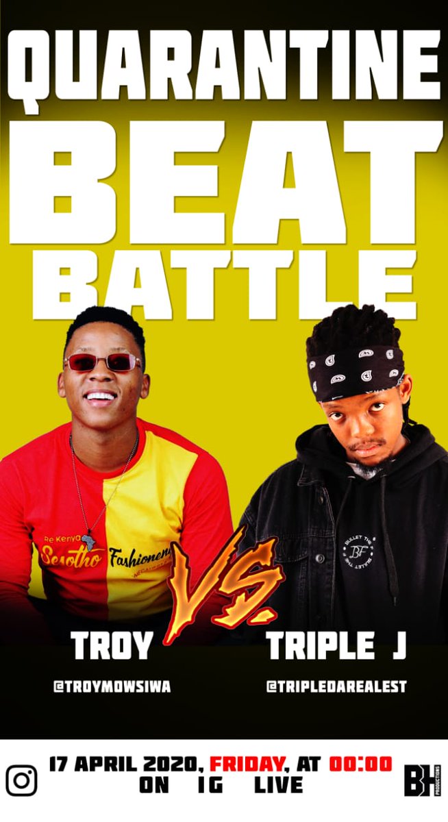 BeatHonchos_'s tweet photo. It's happening this Friday, Live on Instagram 🔥🔥🔥🔥🔥.
Are you #TeamTroy or #TeamTriple?
#PenyaPlay
#Honcho https://t.co/0ntRAGMhMC