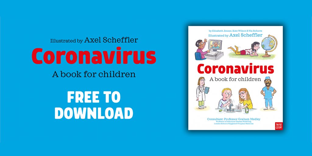 delivr's tweet photo. Free information book explaining the Coronavirus to children, illustrated by Gruffalo illustrator Axel Scheffler. Published by @NosyCrow, a small, UK-based, multi-award-winning, independent children’s publishing company. https://t.co/u5K0NFNg7n https://t.co/WCJuei4DlY