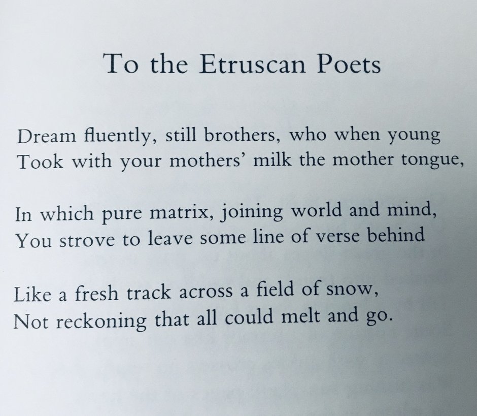 RichardConniff's tweet image. Fine Richard Wilbur poem on #LanguageExtinction &amp;amp; the loss of mother tongues.