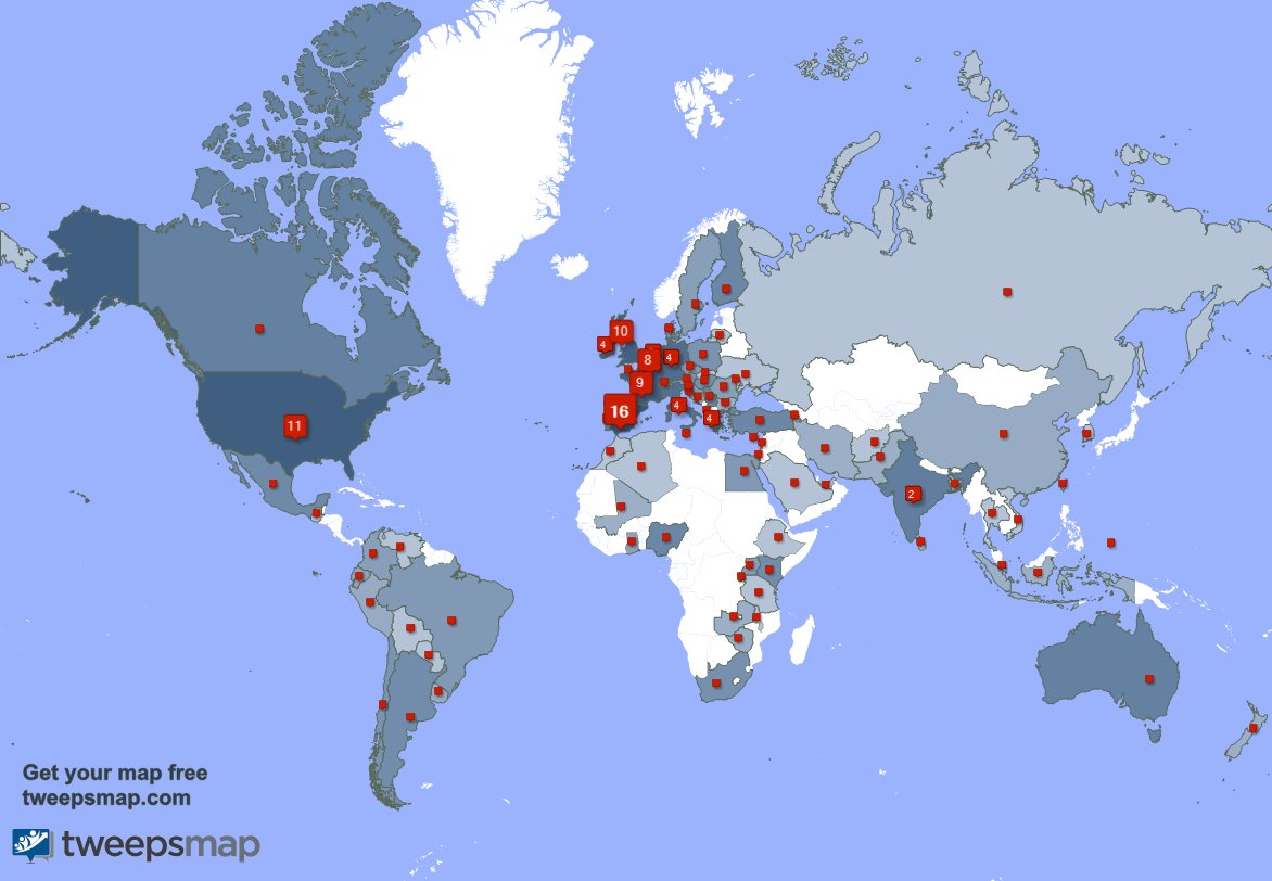 Tengo 6 nuevos seguidores, desde India 🇮🇳, y más durante la última semana tweepsmap.com/!smart_akis