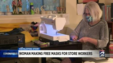 Alief woman finds purpose making facial masks for store employees bit.ly/2XzM05y?utm_so…