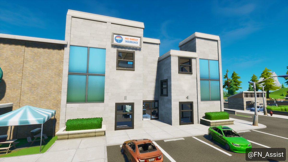 Fnassist News Leaks Pleasant Park Has Been Fully Covered By Insurance By The No Sweat Insurance Company It Seems That The Residents Decided To Take Up Insurance
