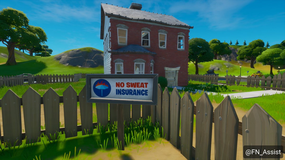 Fnassist News Leaks Pleasant Park Has Been Fully Covered By Insurance By The No Sweat Insurance Company It Seems That The Residents Decided To Take Up Insurance
