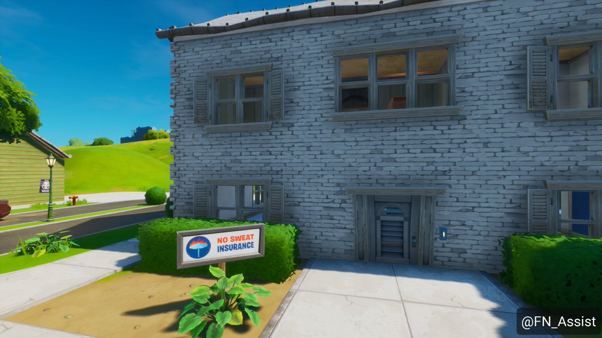 Fnassist News Leaks Pleasant Park Has Been Fully Covered By Insurance By The No Sweat Insurance Company It Seems That The Residents Decided To Take Up Insurance