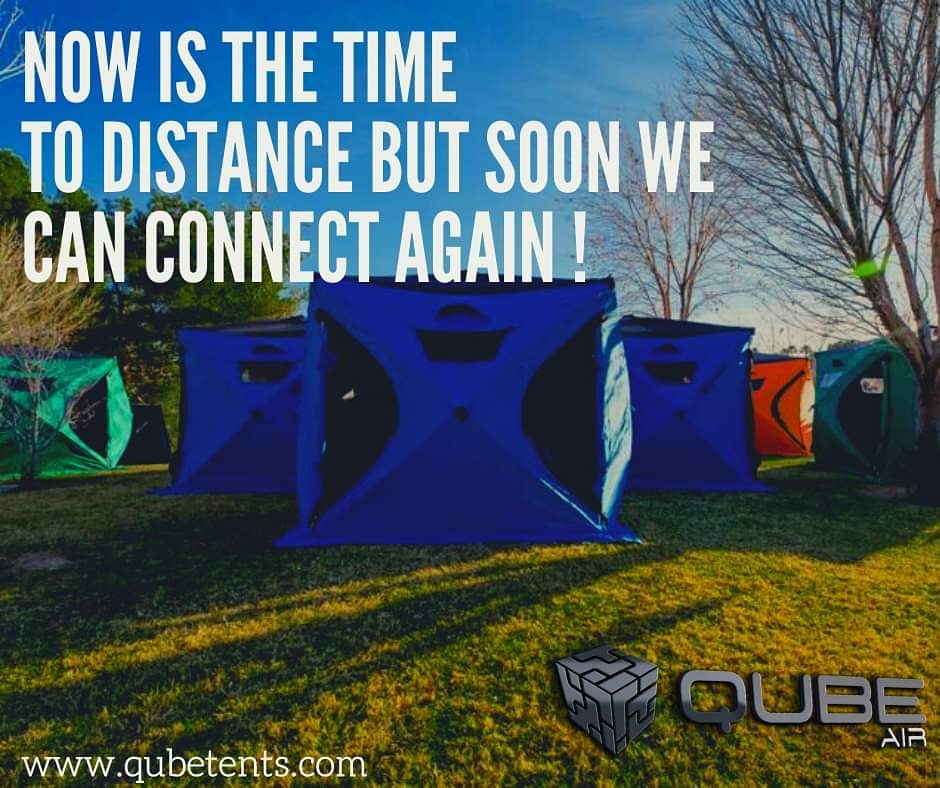 When this is all over we will be here to help you connect again ❤️
qubetents.com
