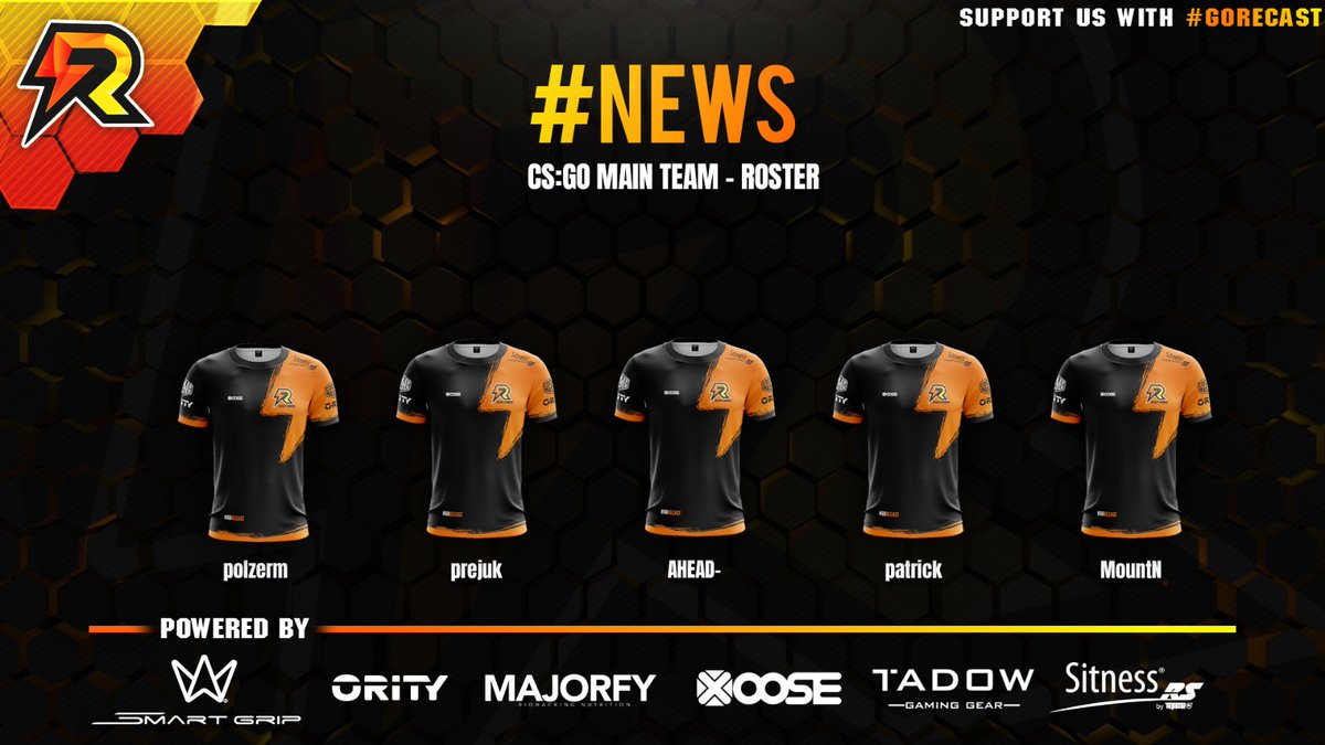 gaming_recast's tweet photo. 🔥CS:GO MAIN🔥

Wir dürfen heute mit Freude verkünden, dass wir ein neues CS:GO Team unter unserer Flagge beschäftigen werden!

🇦🇹 @prejukCs 
🇩🇪 @MountNCSGO 
🇩🇪 @patrickcsgo 
🇩🇪 @aheadcsgo 
🇩🇪 @polzermcs 

Willkommen bei Recast Gaming!

#GORECAST⚡️ https://t.co/jzMH01eOv9