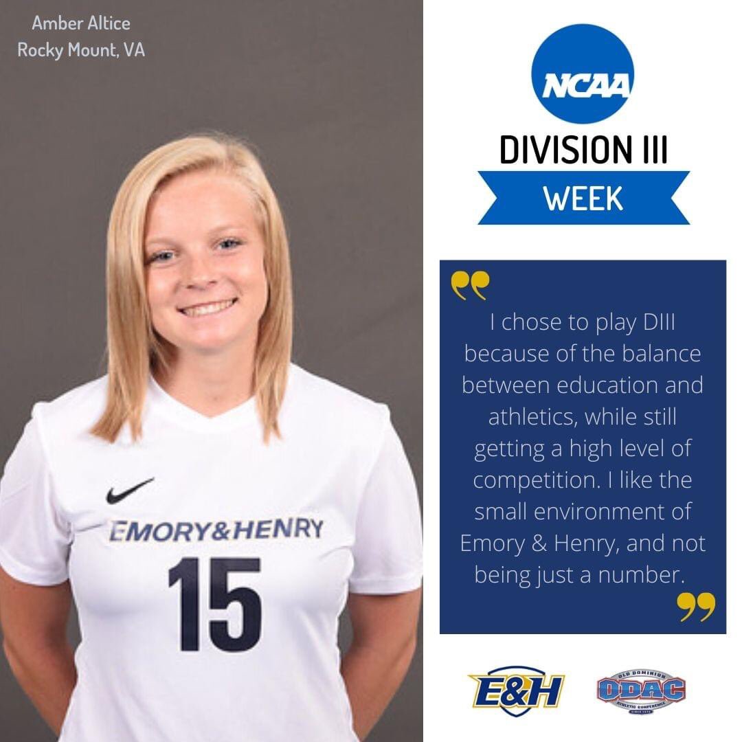 EHCWS's tweet photo. It’s Division III Week! While our Instagram is on takeover, we also wanted to share why our athletes chose DIII and what makes it special to them. #EHCWS https://t.co/FfiKoKpxoB