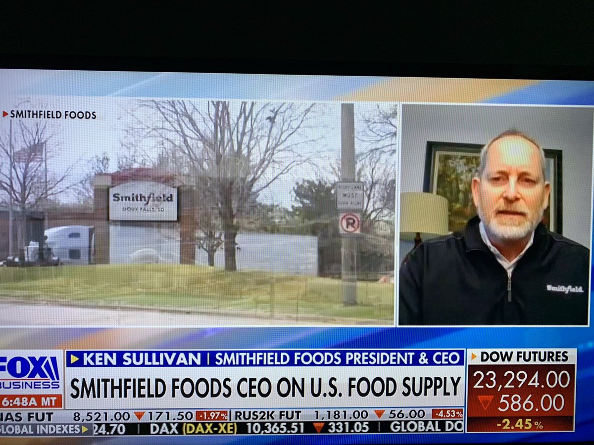 “pork farmers are under heavy distress...” - Captain Obvious