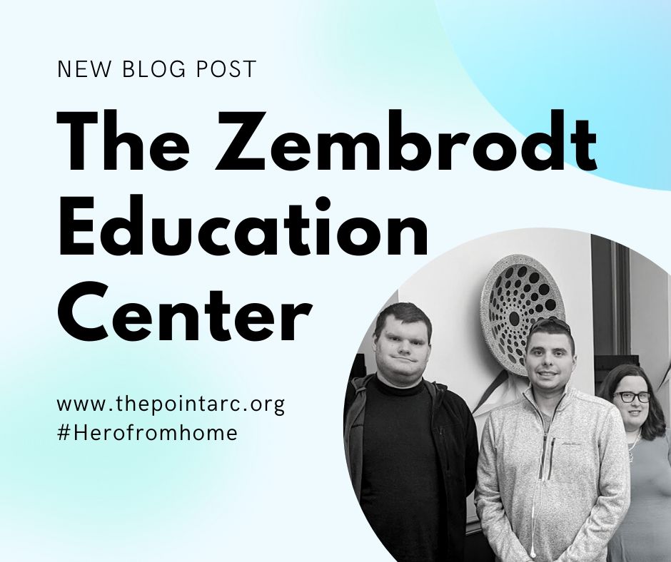 The Zembrodt Education Center is a place in which people with and without disabilities can connect and learn over art and wellness offerings.  thepointarc.org/news/be-a-hero…

Donate: lnkd.in/eAcPnEd

#education #herofromhome #disabilities #disabilityawareness #autismawareness