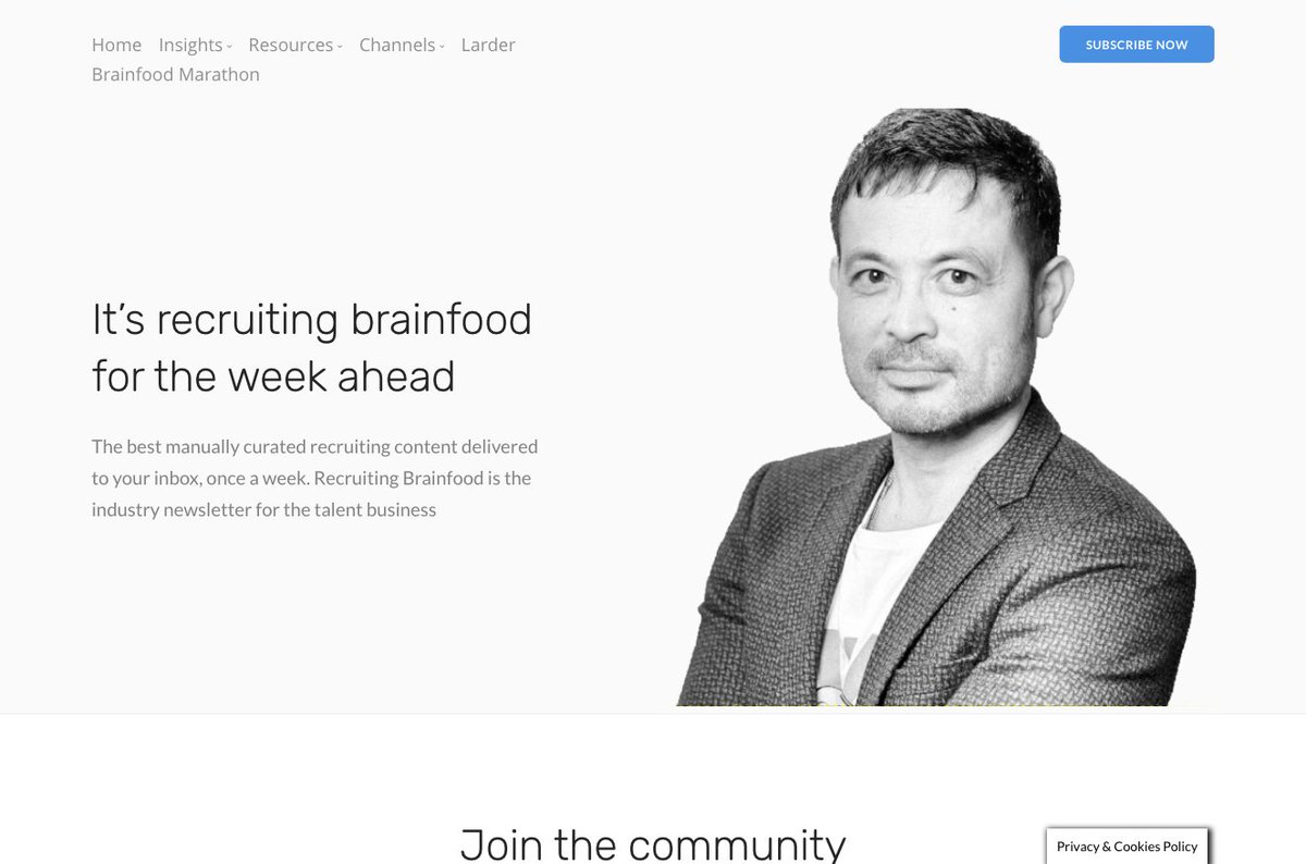 4/ Subscribe to newsletters focused on remote work like  http://recruitingbrainfood.com  and  http://thememo.substack.com .
