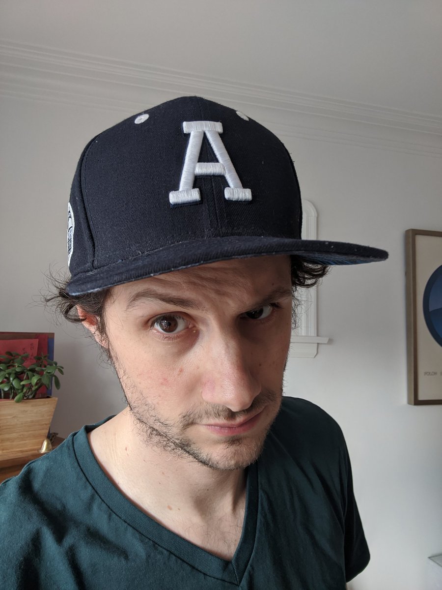 maxmillien's tweet photo. Day 31.

#CFLInspired @torontoargos 🧢 designed by @ChadOwens2.

Love the simple A. 

#QuarantineCapChallenge
#LockdownLids
#HowICFL https://t.co/84hvJ1bB5W