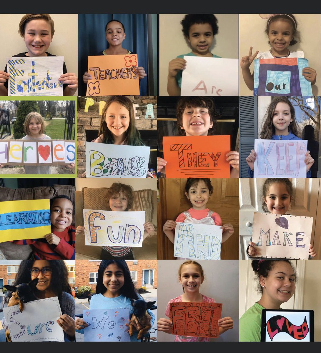 DrCariasVazquez's tweet photo. We received the most beautiful messages back from our little leaders.... 💜 my heart is so full! This just gives me all the feels 🥰💪🏼 They feel loved, that’s the first thing our kids should always know! #youareloved #ourleadersareamazing #shoulderup #TeamFOS https://t.co/ZQmIK2Jwme