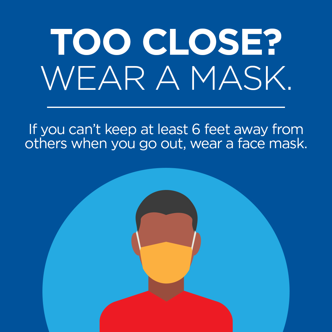 Columbus Health on Twitter "The CDCgov wearing a cloth