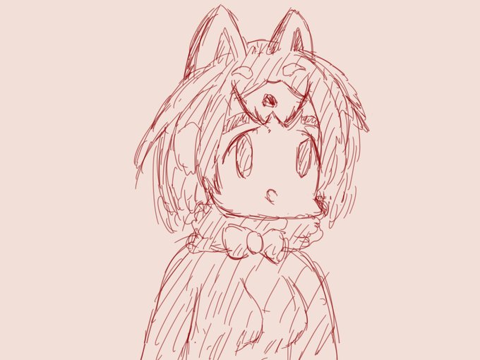 眠いので「ぬ」と「ね」の区別がついてなさそうなレッサーパンダちゃん描きました 