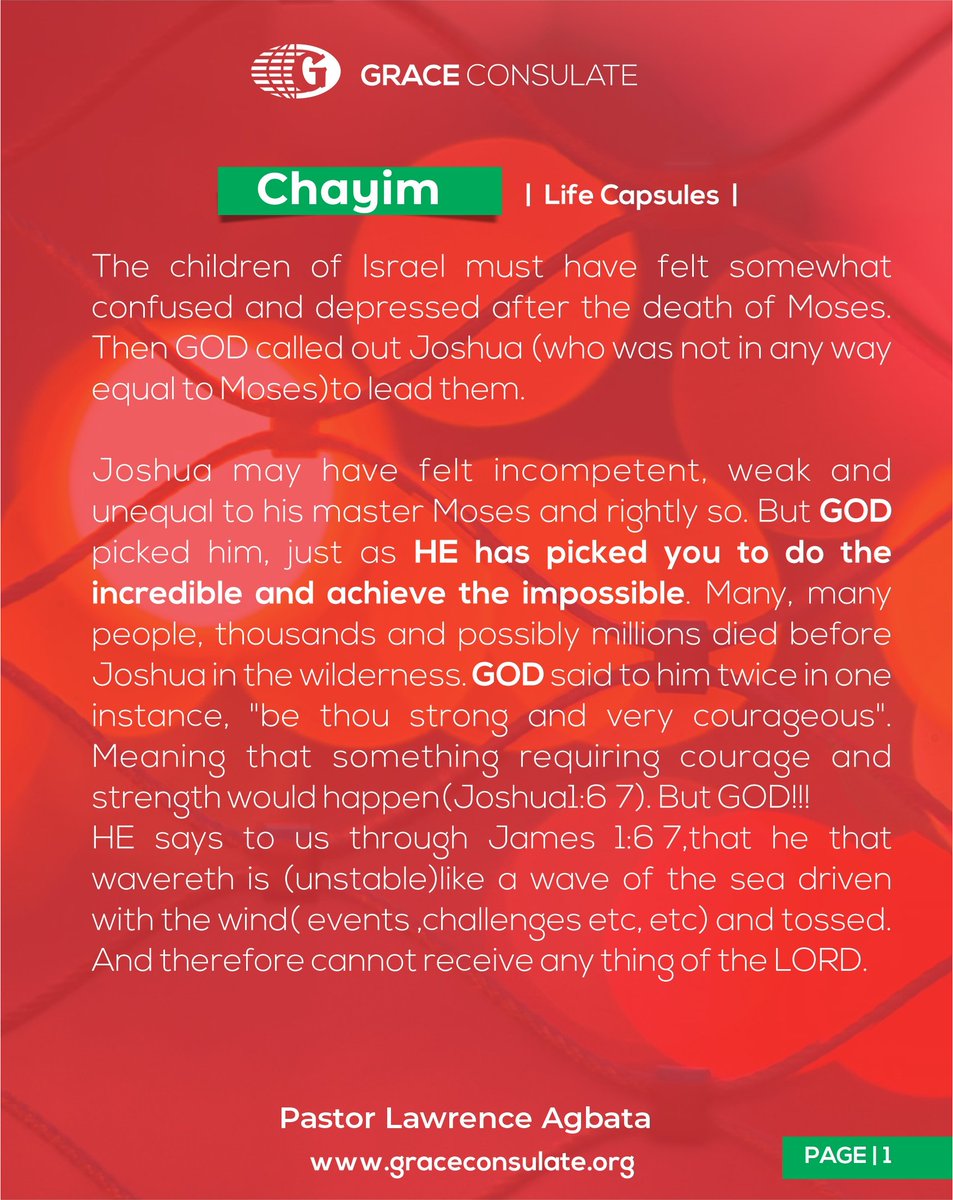 _graceconsulate's tweet photo. LIFE CAPSULES
"Be thou strong and courageous, don't let weakness overwhelm your Faith in God"
@lawrenceagbata #lifecapsule #motivational #covid19nigeria #stayhomestaysafe #graceconsulate #gneo #calabar https://t.co/ZSCOsWykmb