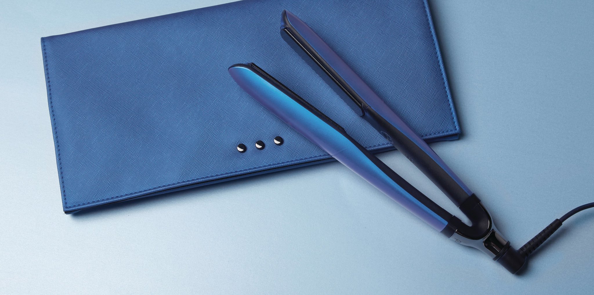 ghd platinum  cobalt blue