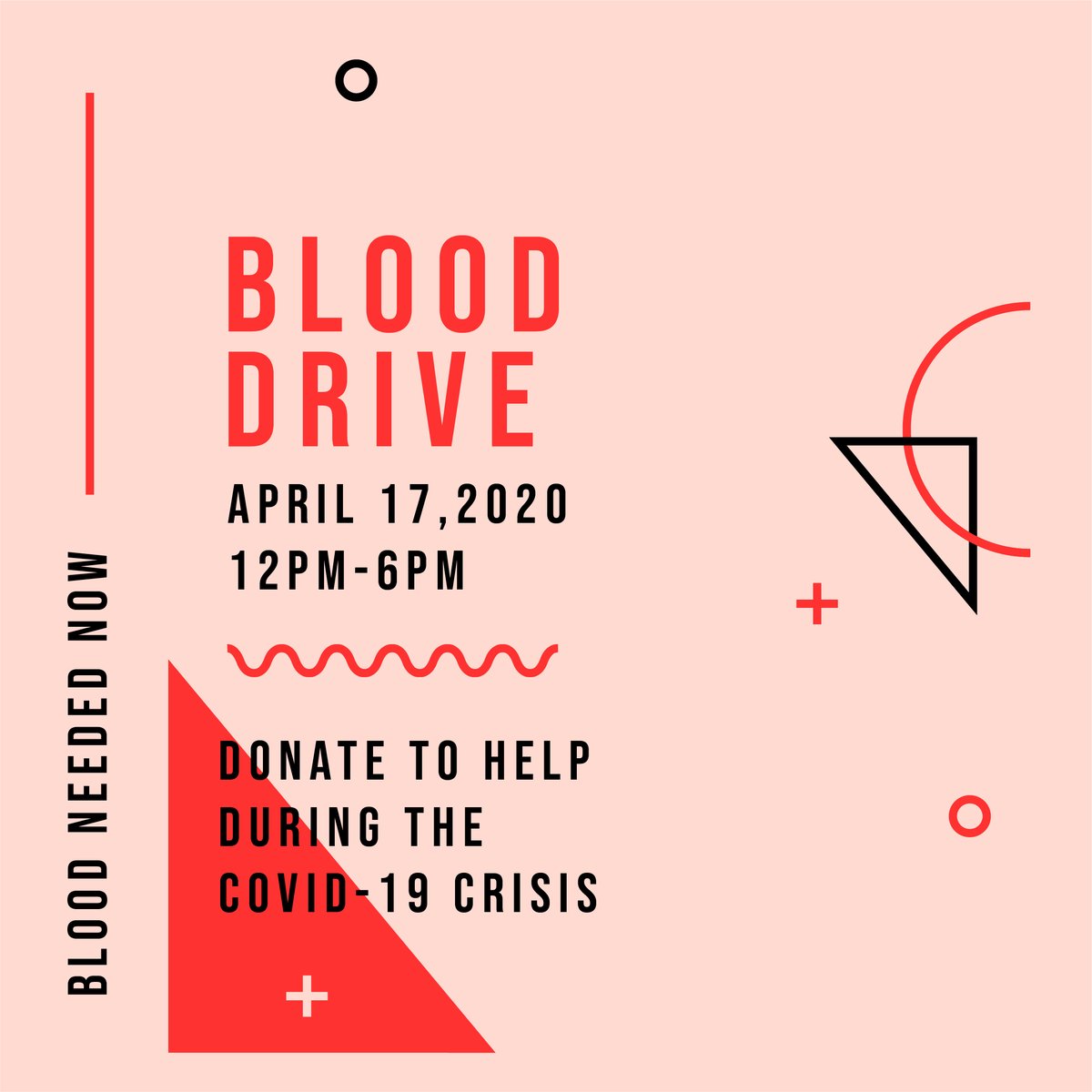 We are doing whatever we can to help our community during the COVID-19 crisis. This Friday, April 17th, Life ShareBlood Center will be taking donations at Christ Church for 12pm-6pm. If you are able to give, your donations are needed and appreciated. #ccla #ccbethechurch