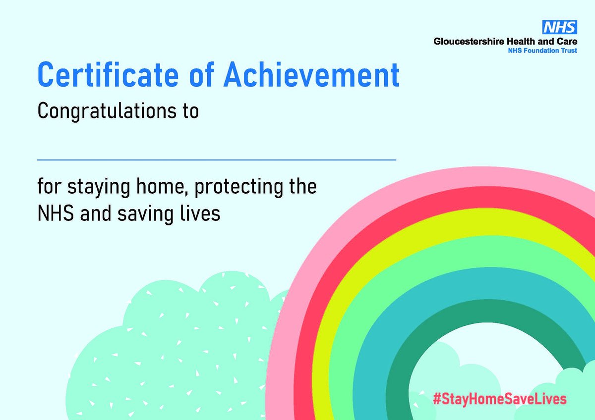 Got a little one who deserves some praise for staying at home and helping to protect the NHS and save lives? We've created these certificates to say thank you! You can download and print the PDF here -orlo.uk/7ki3r

#ThankYouChildren #Covid19