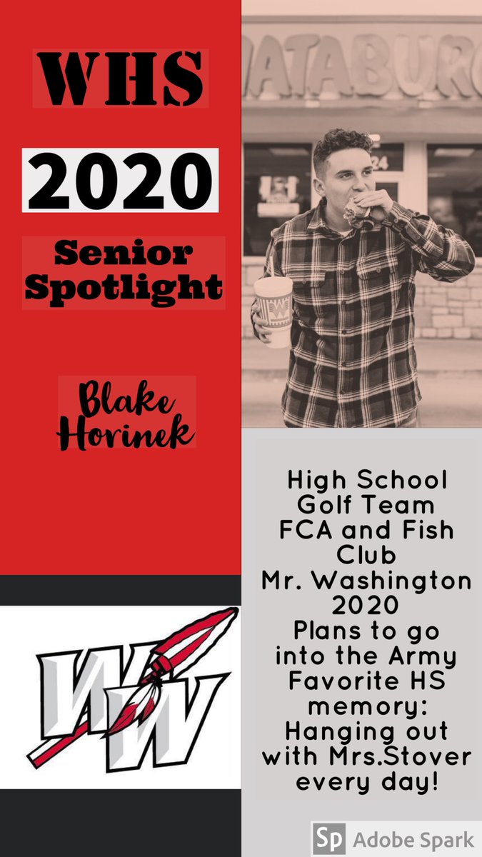 Senior Spotlight Blake Horinek <a href="/BlakeHorinek/">Blake Horinek</a>