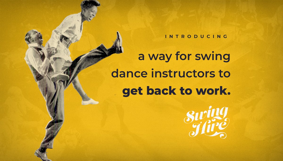 If you know a swing dance instructor whose work has been affected by COVID19, please share this website with them! SwingHire.com